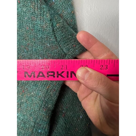 VTG U.S. Lines Sportswear Mens Wool Blend Button UP Sweater Cable Knit sz Men LG - Picture 4 of 5